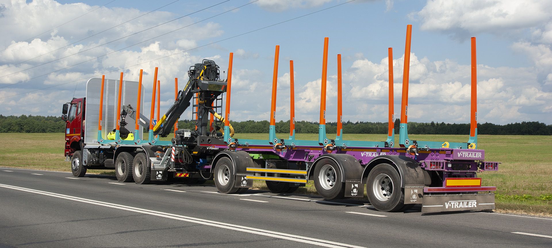 купить лесовоз лесовоз с прицепом